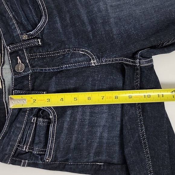 Silver Jeans Authentic The Curvy High Skinny Western Glove Works Blue Denim Sz 0 - Picture 13 of 14